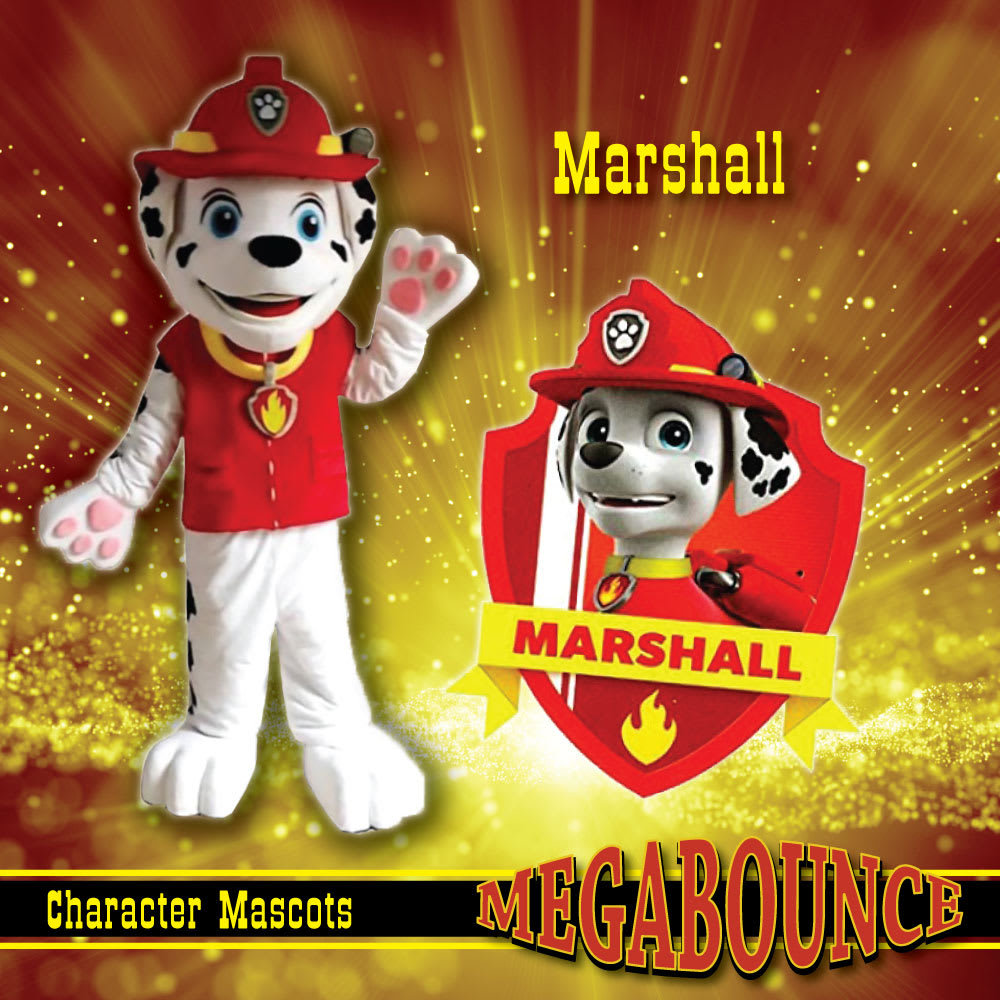 Marshall Paw Patrol costume mascot hire £35 UK post 2 for £60  Mascots  Costumes For Hire Children's Cartoon Characters Animals