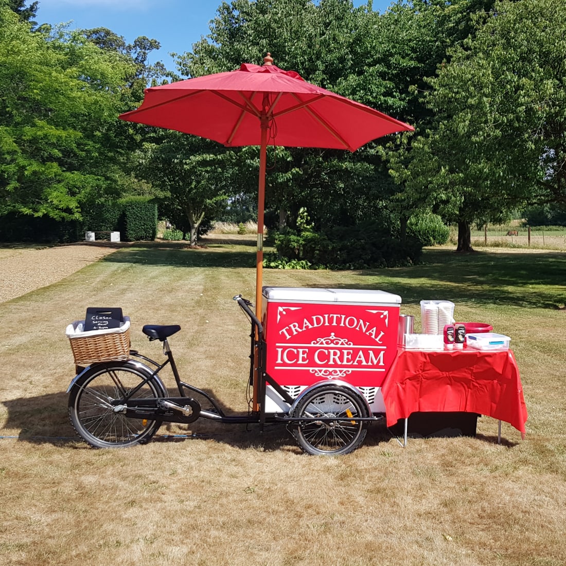 Ice cream clearance cart bike