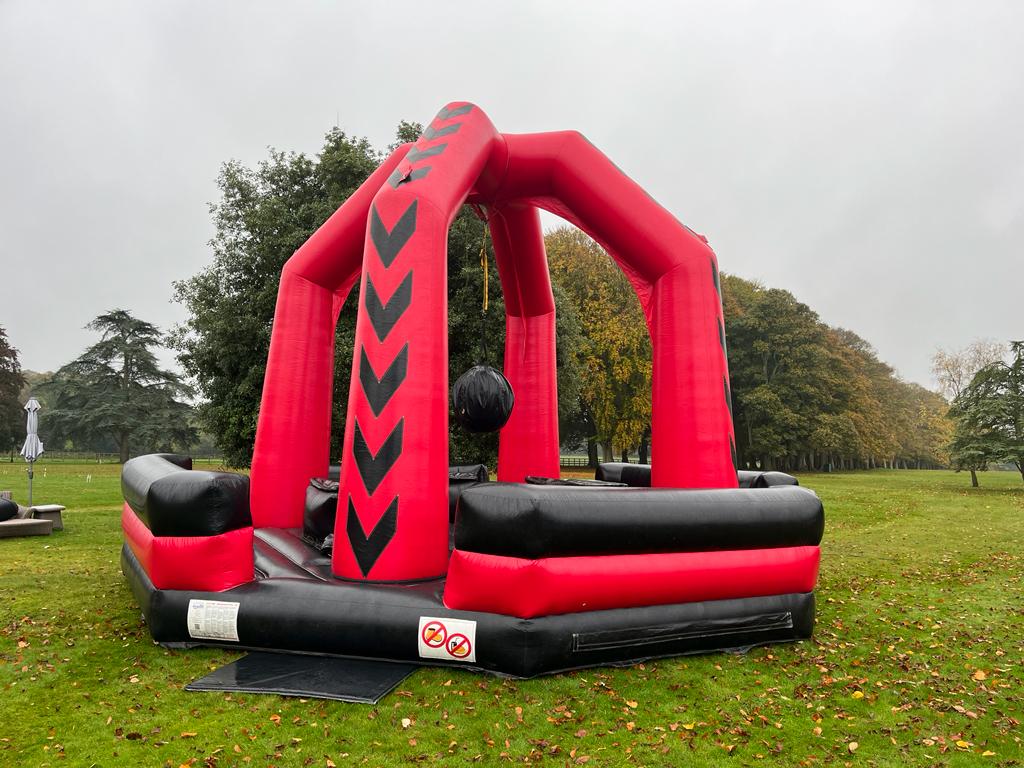 Coolest party game ever Velcro fly wall and Gladiator Duel Inflatable  Jumping Castle 