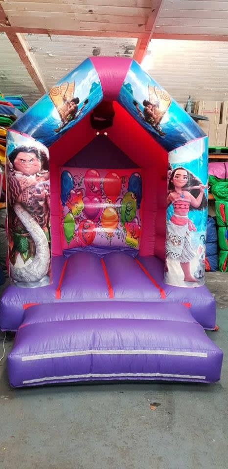 Moana Bouncy Castle 8ft X 12ft Bouncy Castle Hire In Lancashire