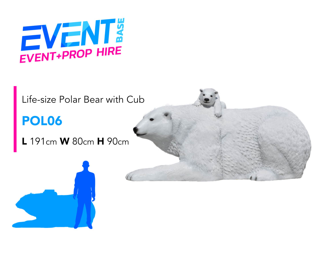 Life Size Polar Express Life Size Polar Bear PROPS LA