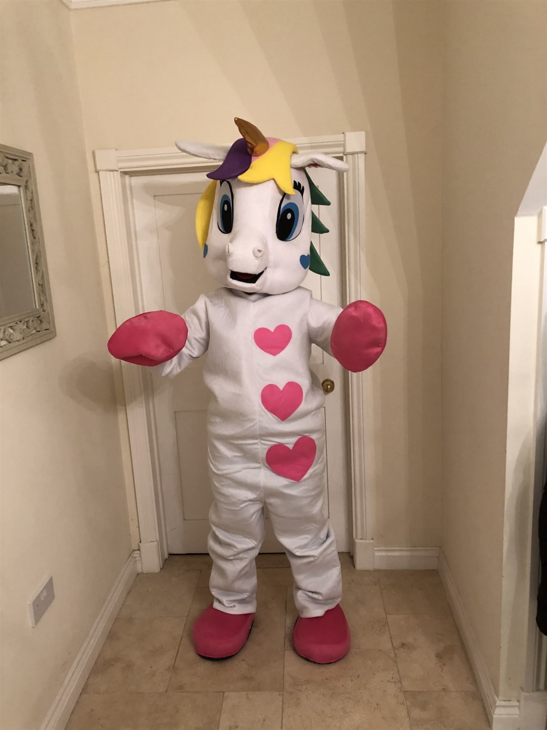 Bing Lookalike Costume Mascot Fancy Dress Hire Delivery within UK