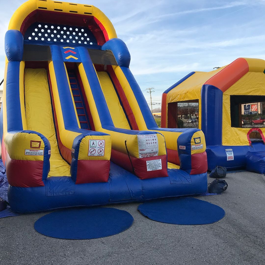 outdoor bounce house park