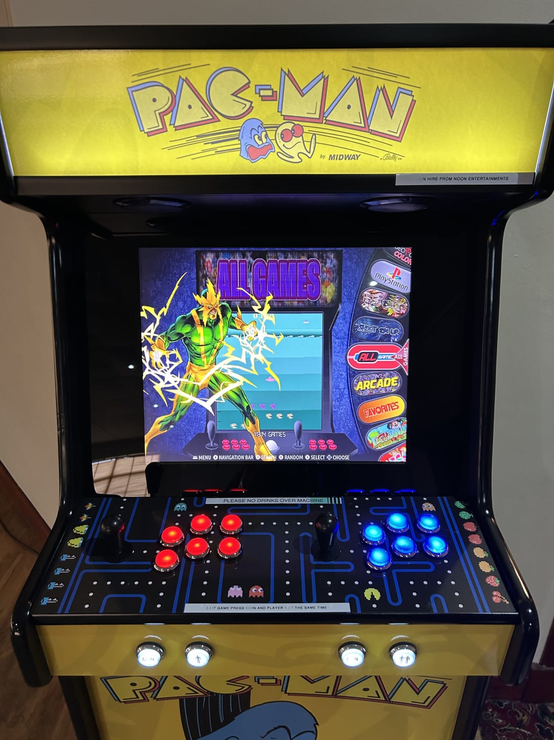 Retro arcade on sale machine console