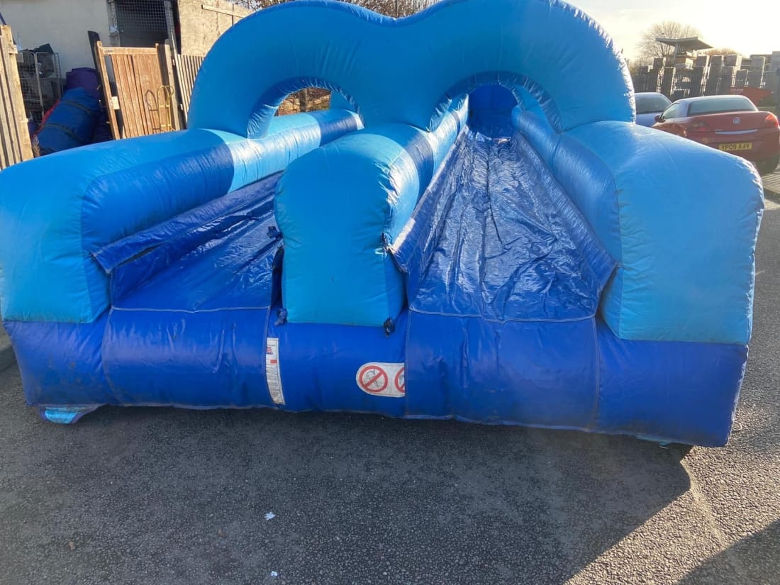 Inflatable water slide store academy