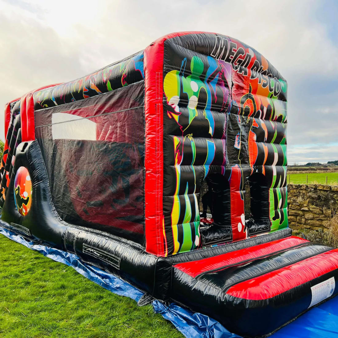 Disco Themed Mini Fun Run Obstacle Course 9.5ft (W) 28ft (L