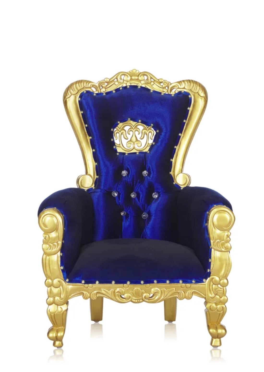 Royal Blue And Gold Throne Chair | atelier-yuwa.ciao.jp