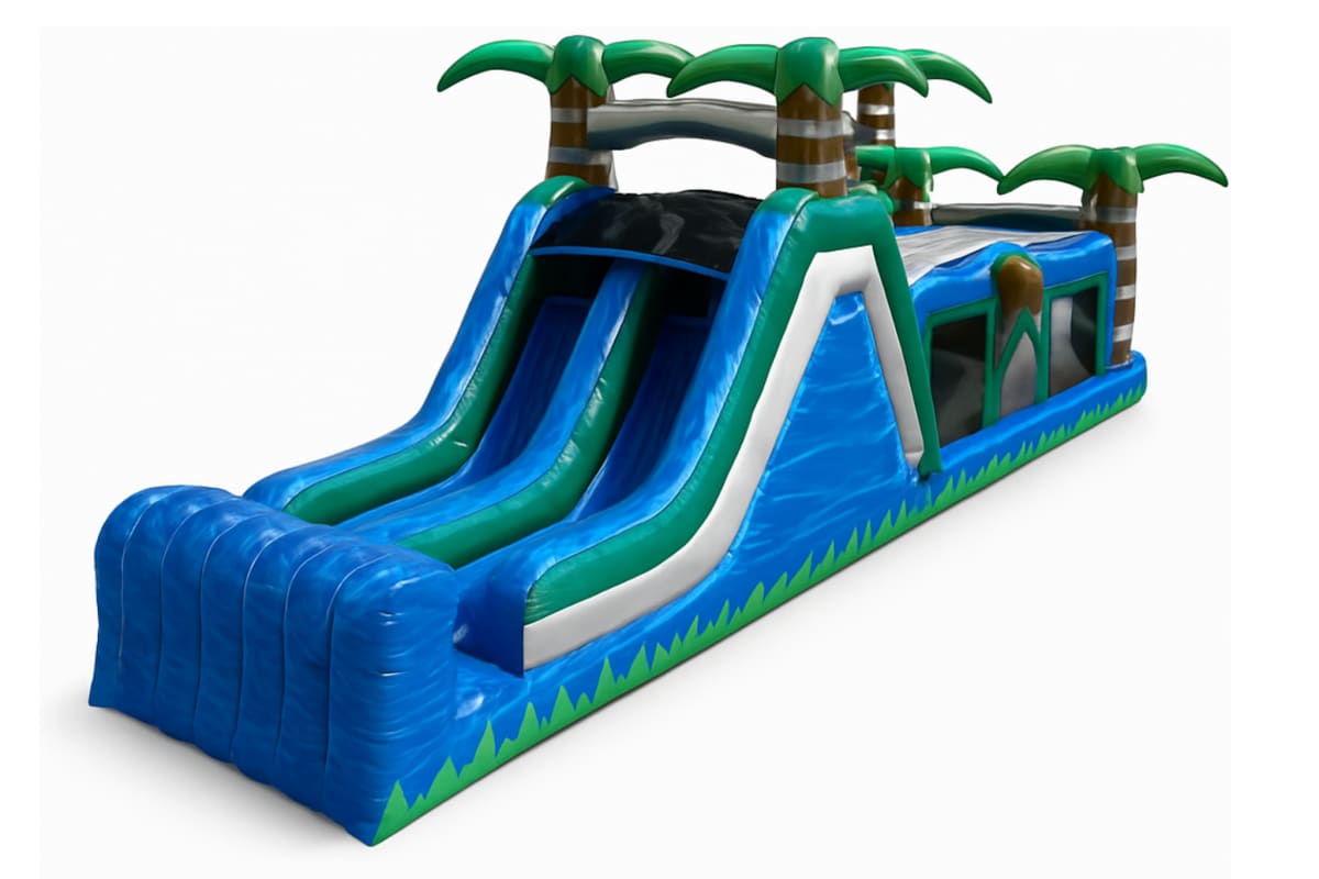 Ocean Rush 47' Obstacle Course & Waterslide