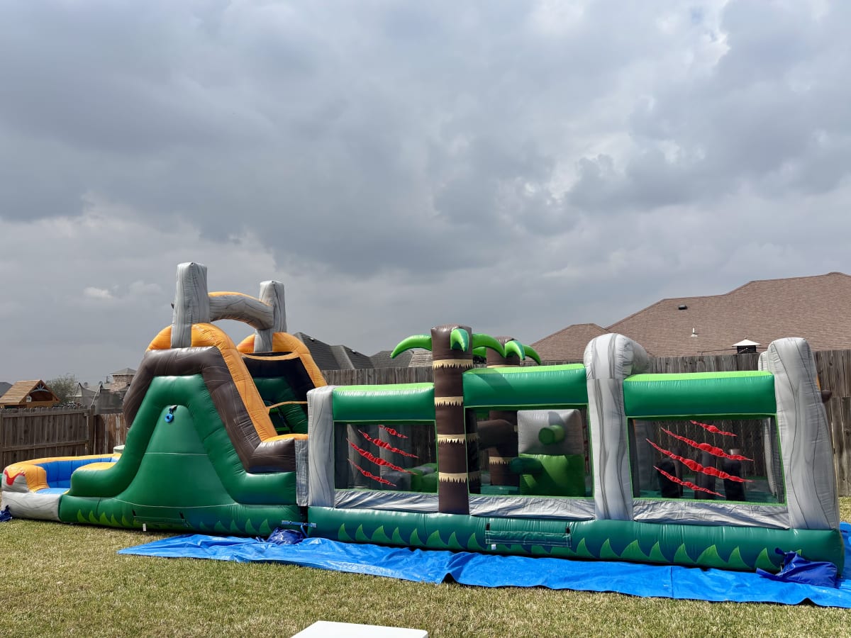 Waterslide splash