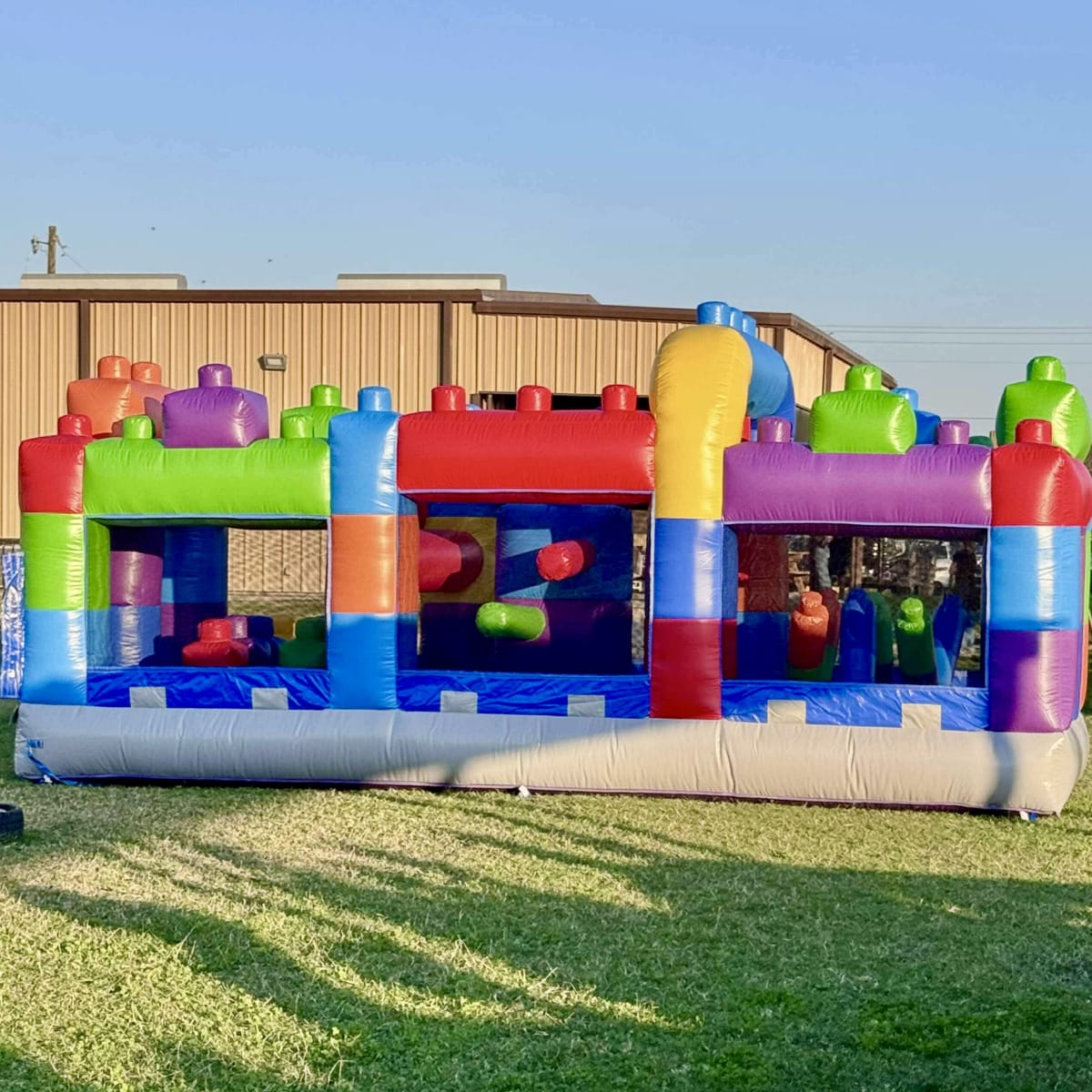 Kids bouncing