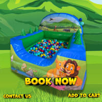 Jungle theme ball pool hire