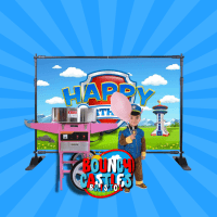 Paw Patrol Photo Backdrop & Candy Floss Hire (self hire)