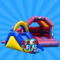 Princess castle & slide combo 1