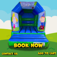 Ben and Holly Bouncy castle hire 9ft x 11ft
