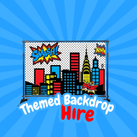 Superhero Photo backdrop