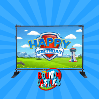 Paw patrol photo backdrop