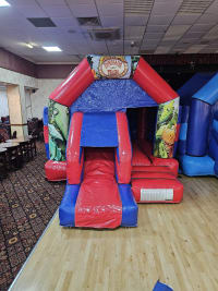 Dinosaur Train Red & Blue Front Slide & Bounce 12x16ft