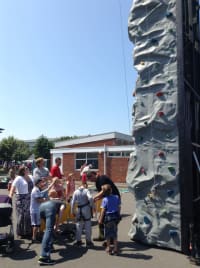 Mobile Climbing Wall Hire London service School Mobile Climbing Wall Hire London