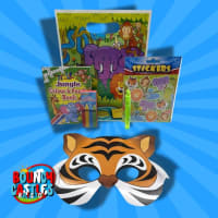 jungle animals party bags