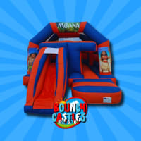 Moana colourful castle with slide