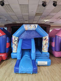 Bluey Blue Front Slide and bounce 12ft x 16ft