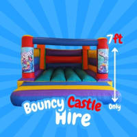 Gabby's Dollhouse Low Height Bouncy Castle Hire Newport