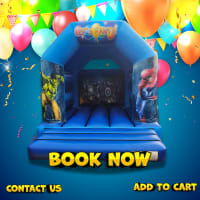 Super Hero Bouncy Castle Hire (MKLC)