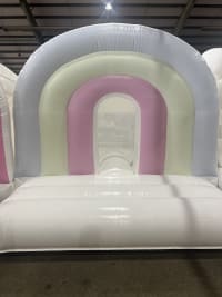Domed Pastel Bouncy Castle