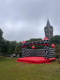 Super Event Style Camelot Adult Bouncy Castle (25ft x 25ft) image