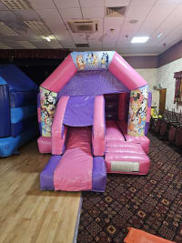 Bluey Pink Front Slide and bounce 12ft x 16ft