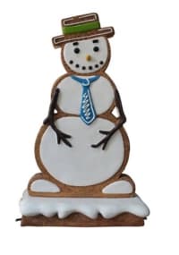 Gingerbread Snowman Prop image