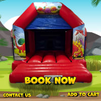 Dinosaur Bouncy Castle 11x15ft (BB) Hire