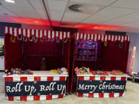 Christmas Snow Ball Bucket Side Stall Hire image