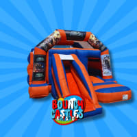 Ninja Turtles colourful castle with slide