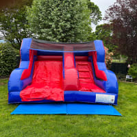 Juniors Toddler Bouncy Slide - Red & Blue