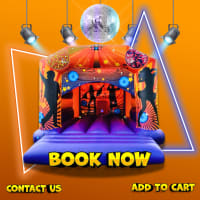 Orange Disco Fever castle Hire