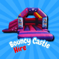 Lilo & Stitch Bouncy Castle with Slide Hire