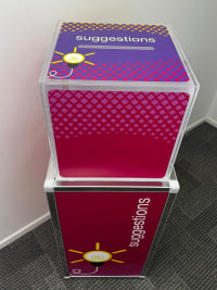 Feedback & Suggestion Box Hire image