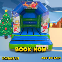 Christmas bouncy castle 9ft x 11ft Hire