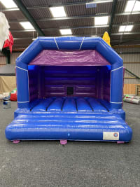 Blue Disco Bouncy Castle (15x15) hire