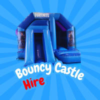 Fortnite Bouncy Castle with Slide