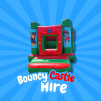 Paw Patrol Chase & Marshall Bouncy Castle Hire Newport