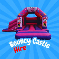 Minnie Mouse Bouncy Castle with Slide Hire