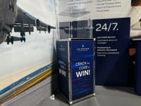 Safe, podium with dibond panels (black or white) image