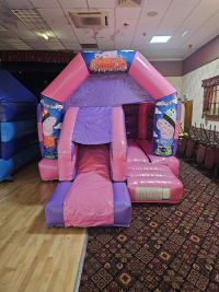 Peppa Pig Pink Front Slide & Bounce 12x16ft