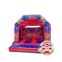 Party time Red & Blue bouncy castle