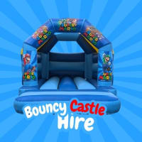 Super Mario Blue Bouncy Castle