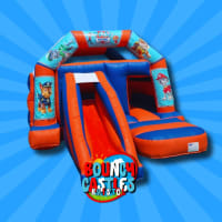Paw patrol colourful castle with slide