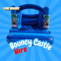 Superhero Low Height Bouncy Castle