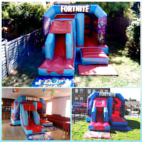 Banstead Bouncy Castle Hire Fortnite Bansteadf Soft Play Hire - fortnite battle 3 red blue kids bounce slide new